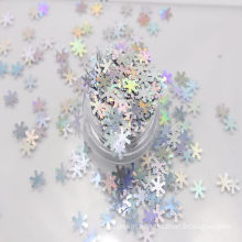 Wholesale Snowflakes Nail Art Sequins PET Laser Glitter Flakes
